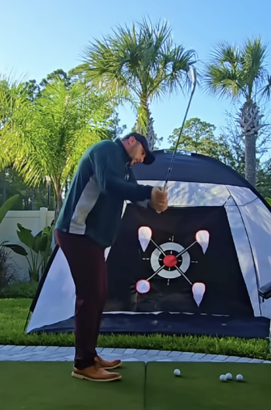 Over the top downswing